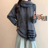 Sweater Bottomed Women Set Warm 2025 Autumn And Winter New Plus Velvet Half-High Collar Temperament