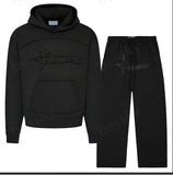 Vintage Embroidered Hooded Men's Loose Small Jackets NOFS Handsome Top