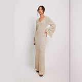 Women's Fall 2023 New Sweater Dress Temperament Show Thin And Versatile Dress-Outfit