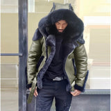 Large Number Of 2025 Autumn And Winter Wish Explosion Zipper Jacket Men Thick Locomotive Coat