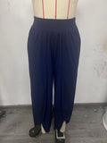 And Summer 2025 New Fashion Splendable Slim High Waist Open High Fork Trousers Loose Leisure