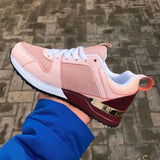Sneakers 2020 Fashion Mixed Color Platform Sport Shoes Casual Breathable Suede Leather Running Walking Shoes Sneakers