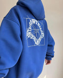 Women's Casual Fashion Letter Prints With Long-Sleeved Hooded Hoodie