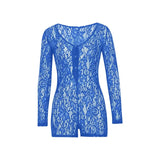 hirigin Women Sexy adult Jumpsuit Romper Sleepwear Lace hollow Shorts Sleeve V Neck Bodycon Bodysuit pajamas Rompers Pants