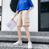 Size Shorts Women Cargo Short Pants Summer Sport Hot Shorts Belted Casual Loose High Waist Hip Hop Shorts With