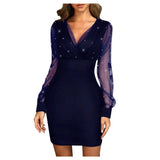 Dress Women Sequins Sexy Summer Dress Female Retro Elegant Party Mini Dresses Casual Elegant Dresses sukienki