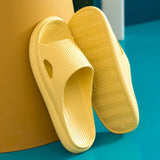 and Women Slippers 2021 New Non-Slip Thick-Sole Home Slippers Bathroom Shoes Summer Fashion Couple'S Soft Eva Sandal