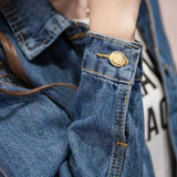 Woherb Coat Female Early Fall 2024 New Tide Loose Korean Version Student Bf Thin Jacket Autumn Suit Short Jacket-Outfit