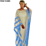 Silk African Dresses for Women Robe Africaine Femme 2023 Fashion Style Ankara Outfits Abayas Kaftan Boubou Party Gowns-Outfit