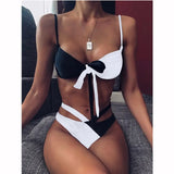 Sexy Women High Waist Bikini Swimsuit Swimwear Female Bandeau Thong Brazilian Biquini Bikini Set Bathing Suit