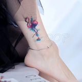 Water Transfer Sexy Tattoo Swallow Bird Tattoo Body Art Waterproof Temporary Fake Flash Tattoo for Man Woman Kid