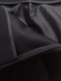 Pocket Irregular Skirt Women Fashion Loose Casual High Waist Black Short Dress 2023 Spring Summer Female Mini Skirts-Outfit