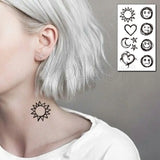 Water Transfer Tattoo Skull Cyclops Pirate Tattoo Body Art Waterproof Temporary Fake Flash Tattoo for Man Woman Kid