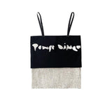 Gothic Cloak Womne Long Sleeve Crop Top Bow Design Black Cape + Patchwork Tank Top Two Piece Set Korean Style Sexy