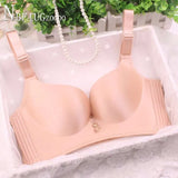 Adjusted-straps Wire Free Small Breast Thick Women Bra Push Up Female