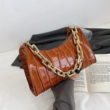 Retro Casual Women's Totes Shoulder Bag Fashion Exquisite Shopping Bag PU Leather Chain Handbags for Women 2021 Free