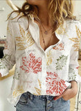 shirts casual long sleeved blouses plus size