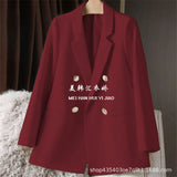 And Autumn Small Suit Jacket Women 2025 New Korean Version Of The Relaxed Leisure Net Red Suit Women's