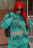 Fall Casual Print Oversize Sweater and Matching Shorts