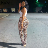 Kliou Ribbons Solid Street Style Tank Tops Women 2021 Summer Casual Sleeveless Sexy Skinny Slim Active Female Simple Hot