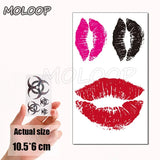 Water Transfer Tattoo Skull Cyclops Pirate Tattoo Body Art Waterproof Temporary Fake Flash Tattoo for Man Woman Kid