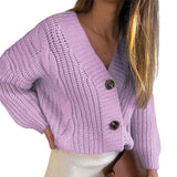 Wish Sweater Women 2025 Autumn And Winter Loose Size Mahjong Button Coarse Sweater