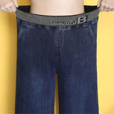 Plus Velvet Baggy Jeans Women Elastic High Waist Wide Leg Pants Thick Vintage Vaqueros Fall Winter Office Denim