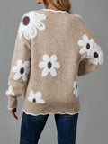 And Winter New Lace V-Neck Marinde Jersey Casual