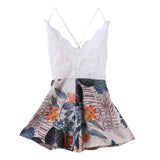 Holiday Summer Ladies Sexy V-Neck Sleeveless Jumpsuit Women Backless Bodycon Party Playsuit Fashion CasualJumpsuit
