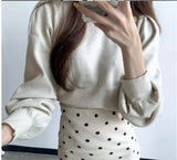 Hot Sales Womens Spring Autumn Cute Sweet Preppy Style Girls Polka Dot High Waist A Line Ruffled Trumpet Mermaid Long