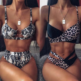 Sexy Women High Waist Bikini Swimsuit Swimwear Female Bandeau Thong Brazilian Biquini Bikini Set Bathing Suit