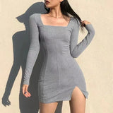 Striped Dress Sets for Woman Knitting Tops + Skirts Dark Blue Summer Korean Style Elegant Business Knit 2 Piece Sets
