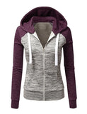 Hoodie Sweatshirts Women Casual Zipper Hooded Jacket Autumn Winter Long Sleeve Pockets Pullover Tops Female