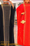 Diamonds Caftan Dress African Dresses for Women 2023 Traditional Nigeria Lady Abaya Musulman Boubou Robe Femme Clothes-Outfit