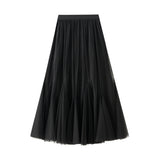Autumn Vintage Fall Dress Slim Swing Fishtail Skirt Women Fashion A Word Morphine Half Dress