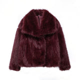 Women's Winter Fashion Temperament Style Wind Artificial Fur Coat