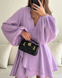 New Women's Fashion Design Dress With A Solid Color