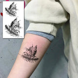 Water Transfer Tattoo Sexy Running Horse Anime Tattoo Body Art Waterproof Temporary Fake Flash Tattoo for Man Woman