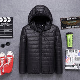 Down Jacket Women Warm Long Sleeve Ultralight Parka Coat Casual Windbreaker Hooded Duck Down Jacket Outwear Plus