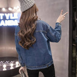 Woherb Coat Female Early Fall 2024 New Tide Loose Korean Version Student Bf Thin Jacket Autumn Suit Short Jacket-Outfit
