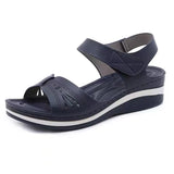 New Women Sandals New Summer Shoes Woman Sandals Open Toes Femme Casual Gladiator Platform Shoes Large Size 35~43 703-0-Outfit