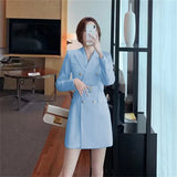 And Autumn High-Grade Thin 2025 Wind Coat Women's Long Spring And Autumn New Double Row Buckle Long Suit