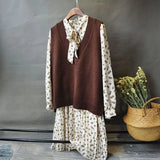 Women Solid Student V-neck Knitted All-match Korean Harajuku Kpop Simple Chic Daily Streetwear Fashion Vintage Womens
