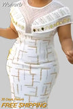 Spring Midi Dress African Dress for Women Sexy Daily Elegant Long Bodycon Dresses Rhinestone Robe Femme African Clothes-Outfit