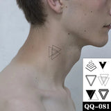 Water Transfer Tattoo Sexy Red Lips Print Tattoo Body Art Waterproof Temporary Fake Flash Tattoo for Man Woman Kid