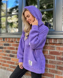 New Flannel Loose Hooded Long-Sleeved Woolen