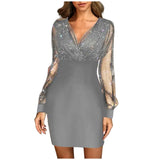 Dress Women Sequins Sexy Summer Dress Female Retro Elegant Party Mini Dresses Casual Elegant Dresses sukienki