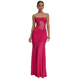 Summer New Sleeveless Braid Dress Sexy Boobs Folded Empty Bodydress Dress