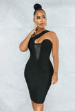 Sexy Cut Out With Mesh Sleeveless