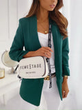 Elegant Turndown Collar Long Sleeve Formal